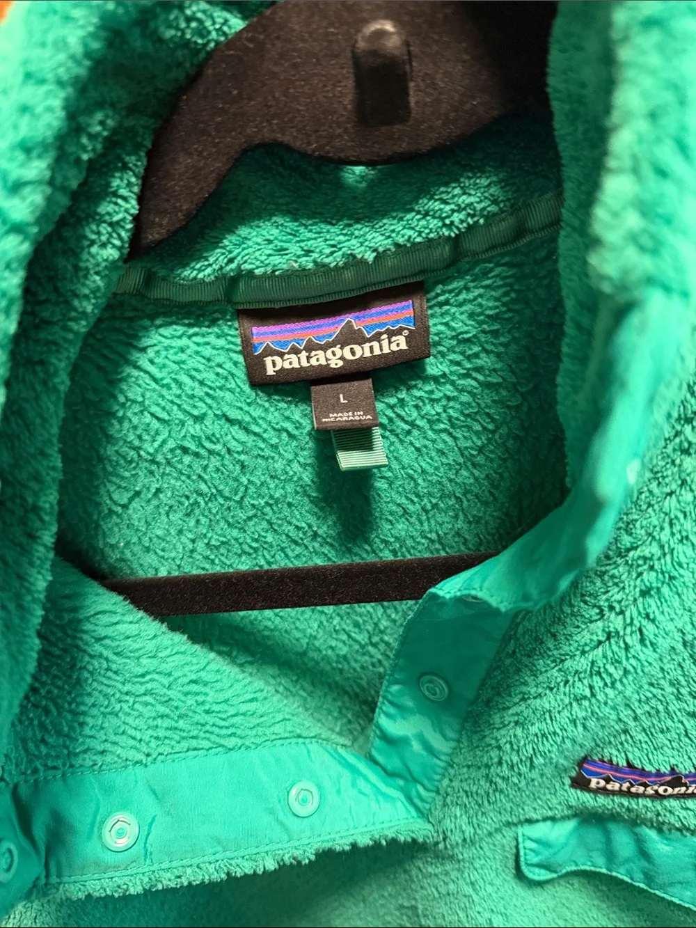 Patagonia Teal Sherpa Pullover